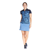 Palm Fronds Short Sleeve Print Polo Shirt